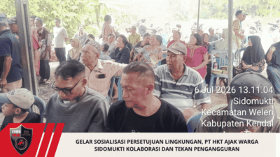 Gelar Sosialisasi Persetujuan Lingkungan, PT HKT Ajak Warga Sidomukti Kolaborasi dan Tekan Pengangguran
