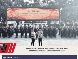 Kapolresta Cirebon, Menyambut Kapolda Baru Penyerahan Pataka Ganda Wibawa Cakti