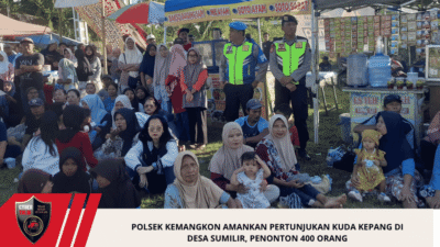 Polsek Kemangkon Amankan Pertunjukan Kuda Kepang di Desa Sumilir, Penonton 400 Orang