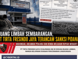PT Tirta Fresindo Jaya Cicalengka KM 29 Diduga Buang Limbah, Warga Keluhkan Dugaan Pencemaran Lingkungan