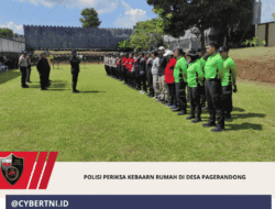 Polisi Periksa Kebaarn Rumah di Desa Pagerandong