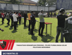 Tingkatkan Kemampuan Personel, Polres Purbalingga Gelar Pelatihan Menembak