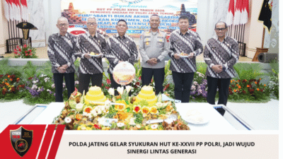 Polda Jateng Gelar Syukuran HUT ke-XXVII PP Polri, Jadi Wujud Sinergi Lintas Generasi