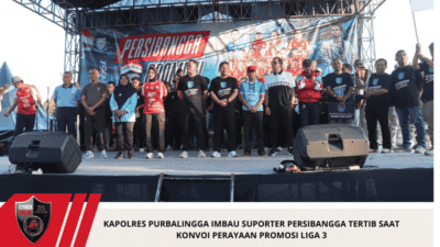 Kapolres Purbalingga Imbau Suporter Persibangga Tertib saat Konvoi Perayaan Promosi Liga 3