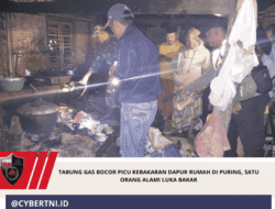 Tabung Gas Bocor Picu Kebakaran Dapur Rumah di Puring, Satu Orang Alami Luka Bakar