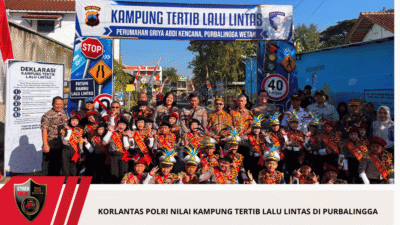 Korlantas Polri Nilai Kampung Tertib Lalu Lintas di Purbalingga