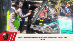Rumah Warga Bojongsari Terbakar, Diduga Akibat Konsleting Listrik