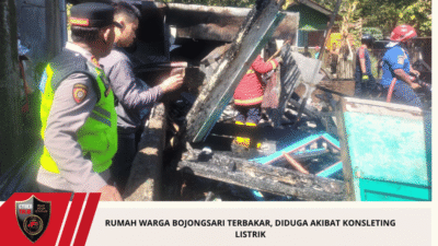 Rumah Warga Bojongsari Terbakar, Diduga Akibat Konsleting Listrik