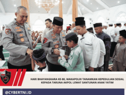Hari Bhayangkara ke-80, Wakapolri Tanamkan Kepedulian Sosial kepada Taruna Akpol Lewat Santunan Anak Yatim