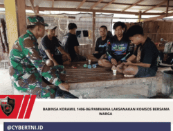 Babinsa Koramil 1406-06/Pammana Laksanakan Komsos Bersama Warga 