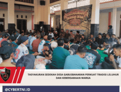 Tasyakuran Sedekah Desa Gabusbanaran Perkuat Tradisi Leluhur dan Kebersamaan Warga