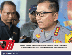 Polda Jateng Tingkatkan Kesiapsiagaan Hadapi Ancaman Kebakaran Hutan dan Lahan di Puncak Musim Kemarau