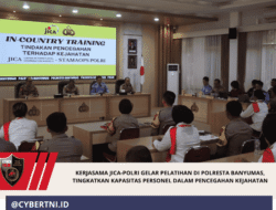 Kerjasama JICA-Polri Gelar Pelatihan Di Polresta Banyumas, Tingkatkan Kapasitas Personel Dalam Pencegahan Kejahatan