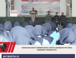 Kodim 0614/Kota Cirebon Buka Latdas Leadershif Poltekes Kemenkes Tasikmalaya