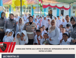 Sosialisasi Tertib lalu lintas di Sekolah, Diprakarsai Kepsek 39 Fitri Datau A.Flores