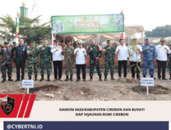Dandim 0620/Kabupaten Cirebon dan Bupati Siap Hijaukan Bumi Cirebon