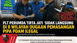 PLT Perumda Tirta Jati Akan Sidak Dugaan Pemasangan Pipa PDAM Ilegal di Delapan Wilayah Pelayanan