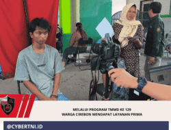 Melalui Program TMMD Ke-129 Warga Cirebon Mendapat Layanan Prima