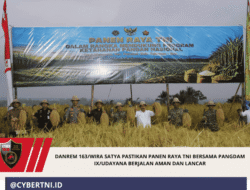 Danrem 163/Wira Satya Pastikan Panen Raya TNI Bersama Pangdam IX/Udayana Berjalan Aman dan Lancar