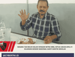 Negara Tak Boleh Kalah Dengan Mitra MBG, Ketua Umum APKLI-P: Silahkan Mogok Nasional Ganti Kantin Sekolah