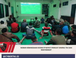 Nobar Kebangsaan Kodim 0718/Pati Perkuat Sinergi TNI dan Masyarakat