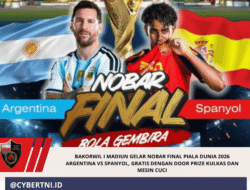 Bakorwil I Madiun Gelar Nobar Final Piala Dunia 2026 Argentina vs Spanyol, Gratis dengan Door Prize Kulkas dan Mesin Cuci