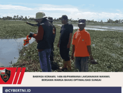 Babinsa Koramil 1406-06/Pammana Laksanakan Wanwil Bersama Warga Bahas Optimalisasi Sungai