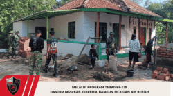 Melalui Program TMMD Ke-129 Dandim 0620/Kab. Cirebon, Bangun MCK dan Air Bersih