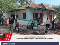 Melalui Program TMMD Ke-129 Dandim 0620/Kab. Cirebon, Bangun MCK dan Air Bersih