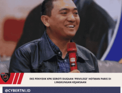 Eks Penyidik KPK Soroti Dugaan ‘Privilege’ Hotman Paris di Lingkungan Kejaksaan