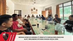Mediasi Konflik Agraria PT BSMI/LIP di Mesuji Berlangsung Alot, Reklaming Ditunda hingga 28 Juli 2026