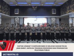 Daftar Lengkap 13 Kapolres Baru di Wilayah Hukum Polda Jawa Barat, Kapolda Tekankan Regenerasi dan Peningkatan Pelayanan Publik