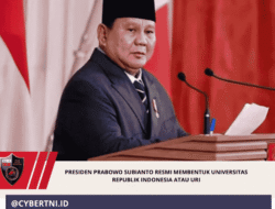 Presiden Prabowo Subianto resmi membentuk Universitas Republik Indonesia atau URI