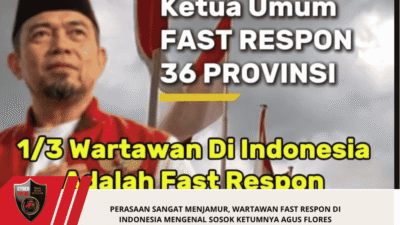 Perasaan Sangat Menjamur, Wartawan Fast Respon di Indonesia Mengenal Sosok Ketumnya Agus Flores