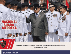 Ucapan Selamat kepada Pamong Praja Muda IPDN Angkatan ke-33 Tahun 2026