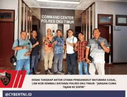 Desak Tangkap Aktor Utama Pengangkut Batubara Ilegal, LSM KCBI Kembali Datangi Polres OKU Timur: “Jangan Cuma Tajam ke Sopir!”