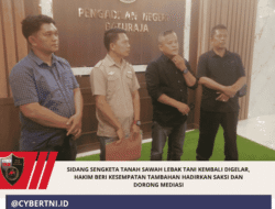 Sidang Sengketa Tanah Sawah Lebak Tani Kembali Digelar, Hakim Beri Kesempatan Tambahan Hadirkan Saksi dan Dorong Mediasi