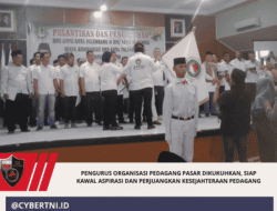 Pengurus Organisasi Pedagang Pasar Dikukuhkan, Siap Kawal Aspirasi dan Perjuangkan Kesejahteraan Pedagang