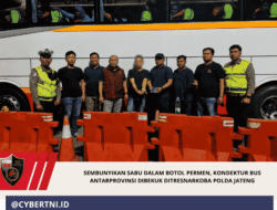 Sembunyikan Sabu dalam Botol Permen, Kondektur Bus Antarprovinsi Dibekuk Ditresnarkoba Polda Jateng