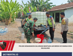 Polsek Kemangkon Salurkan Bantuan Air Bersih ke Warga Desa Kalialang