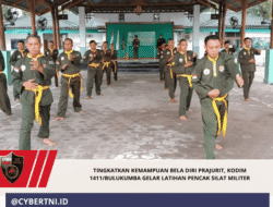 Tingkatkan Kemampuan Bela Diri Prajurit, Kodim 1411/Bulukumba Gelar Latihan Pencak Silat Militer