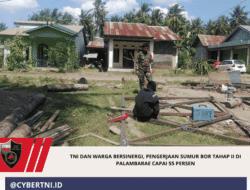 TNI dan Warga Bersinergi, Pengerjaan Sumur Bor Tahap II di Palambarae Capai 55 Persen