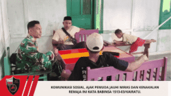 Komunikasi Sosial, Ajak Pemuda Jauhi Miras dan Kenakalan Remaja Ini Kata Babinsa 1513-03/Kairatu