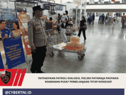 Intensifkan Patroli Dialogis, Polsek Patikraja Pastikan Keamanan Pusat Perbelanjaan Tetap Kondusif