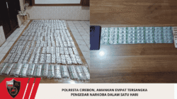 Polresta Cirebon, Amankan Empat Tersangka Pengedar Narkoba Dalam Satu Hari