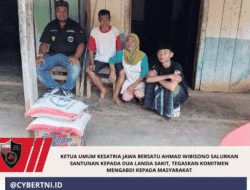 Ketua Umum Kesatria Jawa Bersatu Ahmad Wibisono Salurkan Santunan kepada Dua Lansia Sakit, Tegaskan Komitmen Mengabdi kepada Masyarakat