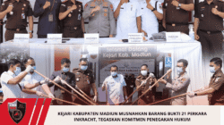 Kejari Kabupaten Madiun Musnahkan Barang Bukti 21 Perkara Inkracht, Tegaskan Komitmen Penegakan Hukum