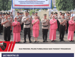 Dua Personel Polres Purbalingga Naik Pangkat Pengabdian