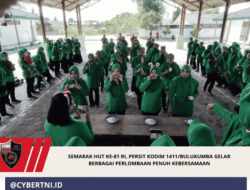 Semarak HUT ke-81 RI, Persit Kodim 1411/Bulukumba Gelar Berbagai Perlombaan Penuh Kebersamaan