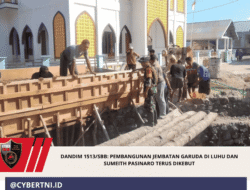 Dandim 1513/SBB: Pembangunan Jembatan Garuda di Luhu dan Sumeith Pasinaro Terus Dikebut